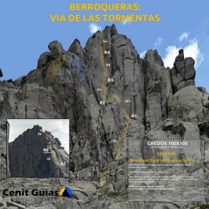 Gredos: Los Galayos, Berroqueras, Vía de Las Tormentas